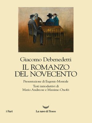 cover image of Il romanzo del Novecento